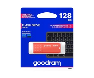 Minnepenn - GOODRAM memory USB UME3 128GB USB 3.0 Orange - 128GB - Minnepenn - UME3-1280O0R11