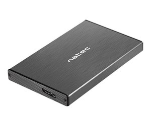 Harddisk - Tilbehør - Natec Rhino GO - storage enclosure - SATA 6Gb/s - USB 3.0 - NKZ-0941