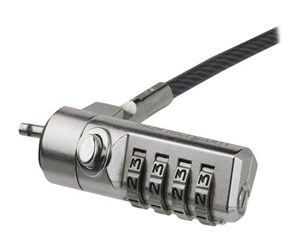 Kabinett tilbehør (kjølepasta mv.) - StarTech.com Laptop Cable Lock - Swivel Hinge - 4-Digit Combination Lock security cable lock - LTLOCK4D