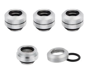 DIY Vannkjøling - Corsair Hydro X Series XF Hardline Fitting 12MM OD Chrome - CX-9052000-WW