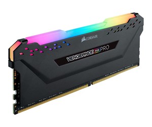 RAM - Corsair Vengeance RGB PRO DDR4-3200 - 8GB - CL16 - Single Channel (1 pcs) - Intel XMP - Svart med RGB - CMW8GX4M1Z3200C16