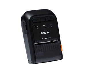 Skriver - Brother RuggedJet RJ-2035B Mobile Receipt Printer POS Skriver - Sort/hvit - Direkte termisk - RJ2035BXX1