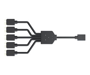 Kabinett-tilbehør - Cooler Master Addressable RGB 1-to-5 Splitter Cable - 58cm - MFX-AWHN-1NNN5-R1