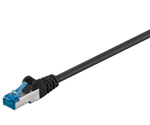 Nettverkskabel - CAT 6A patch cable S/FTP (PiMF) black - 4040849937873