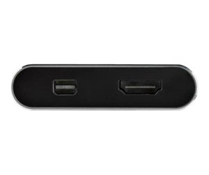 Skjermkabel - StarTech.com USB C Multiport Video Adapter - 4K 60Hz USB-C to HDMI 2.0 or Mini DisplayPort 1.2 Monitor Display Adapter - HBR2 HDR - video interface converter - Mini DisplayPort / HDMI - 20.5 m - CDP2HDMDP