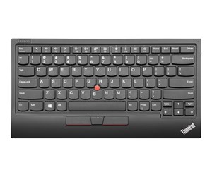 Tastatur - Lenovo ThinkPad TrackPoint Keyboard II - Tastatur - Dansk - Svart - 4Y40X49504