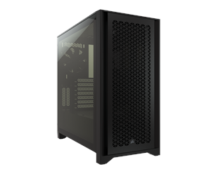 Kabinett - Corsair 4000D AIRFLOW TG - Black - Kabinett - Miditower - Svart - CC-9011200-WW