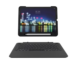 Tastatur - ZAGG Slim Book go - Tastatur & Foliosett - Svart - 103302317