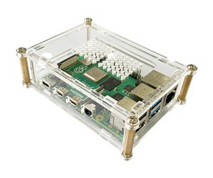 Kabinett - Joy-It ACRYLIC CASE - Kabinett - Raspberry Pi - Transparent - Rb-CaseP4+01