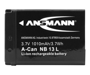 Kamerabatteri & Batterigrep - ANSMANN A-Can NB 13 L - 1400-0069