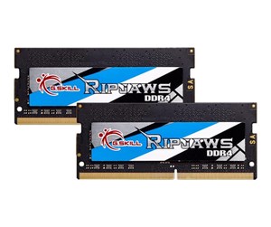 RAM - G.Skill Ripjaws SODIMM DDR4-3200 - 16GB - CL22 - Dual Channel (2 pcs) - Intel XMP - Svart - F4-3200C22D-16GRS