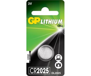 Batteri - GP Batteries Lithium Cell CR2025 3V - 2183