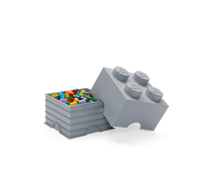 Barnerom - LEGO Oppbevaring 4, grå - 40031740