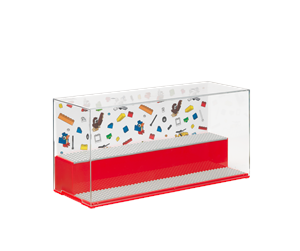 Barnerom - LEGO Displaybox, Rød - 40700001