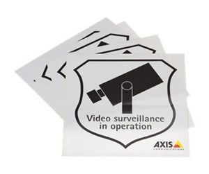 Kabinett tilbehør (kjølepasta mv.) - Axis Surveillance Sticker - 5502-811