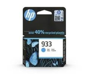 Printertilbehør blekk/toner - HP 933 Cyan Original Ink Cartridge - Blekkpatron Blå - CN058AE#BGX