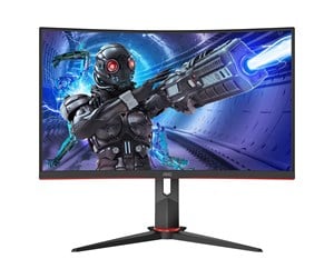 Skjerm - 31.5" AOC Gaming monitor - 1920x1080 - 240Hz - VA - Curved - C32G2ZE/BK