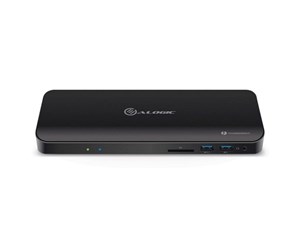 Dokkingstasjon - ALOGIC ThunderBolt 3 Dual Display Docking Station with 4K and Power Delivery - TB3D2D24K-H