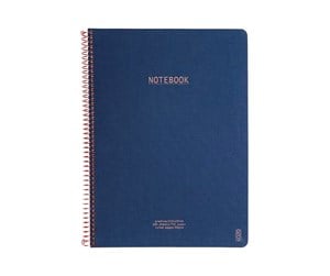 Blokker & Notisbøker - KOZO Premium Notebook A4 navy 100 pcs 80g. - 320102