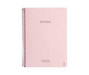 Blokker & Notisbøker - KOZO Premium Notebook A4 dusty pink 100 pcs 80g. - 320103