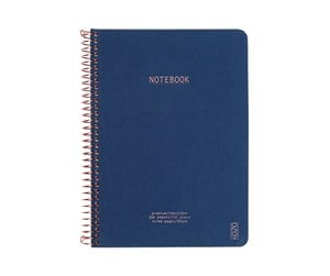 Blokker & Notisbøker - KOZO Premium Notebook A5 navy 100 pcs 80g. - 320106