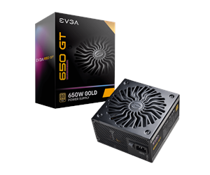 Strømforsyning (PSU) - EVGA SuperNOVA 650 GT Strømforsyning (PSU) - 650 Watt - 135 mm - ATX - 80 Plus Gold sertifisert - 220-GT-0650-Y2