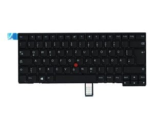 Tastatur - Lenovo - notebook replacement keyboard - German - Bærbart tastatur - til utskifting - Tysk - Svart - 01EN480