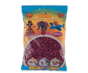 Kreative leker - Hama Ironing Beads - Plum (201-82) 3000pcs. - 201-82