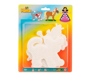 Kreative leker - Hama Ironing Beads Pegboards - Princess Horse Cat - 4585