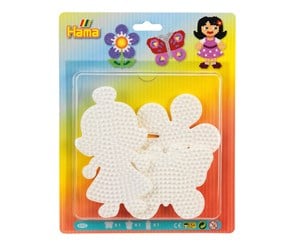 Kreative leker - Hama Ironing Beads Pegboards - Butterfly Flower Girl - 4583