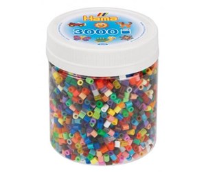 Kreative leker - Hama Ironing Beads in Pot - Color Mix (68) 3000pcs. - 209-68