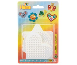 Kreative leker - Hama Iron-on bead plates Shapes Small 5pcs. - 4570