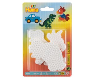 Kreative leker - Hama Iron-on Plates - Car Parrot Dino - 4573