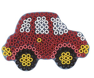 Kreative leker - Hama Ironing Beads Pegboard Maxi-Car - 8205