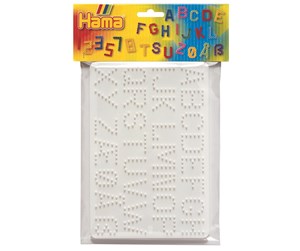 Kreative leker - Hama Ironing beads Pegboards-Letters and numbers - 4455