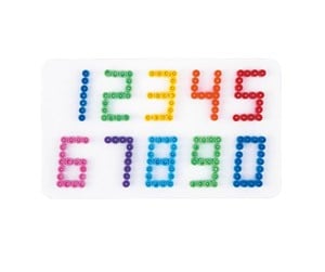 Kreative leker - Hama Ironing Beads Plate-Numbers - 273