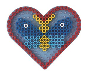 Kreative leker - Hama Ironing Beads Pegboard-Maxi Heart - 8206