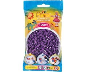 Kreative leker - Hama Ironing beads-purple (07) 1000pcs. - 207-07