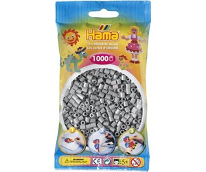 Kreative leker - Hama Ironing beads-grey (017) 1000pcs. - 207-17