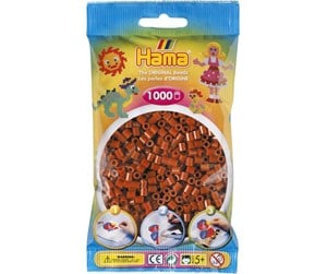 Kreative leker - Hama Ironing beads-Brown (020) 1000pcs. - 207-20