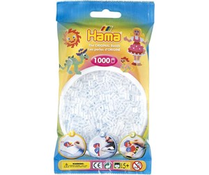 Kreative leker - Hama Ironing beads-transparent (019) 1000pcs. - 207-19