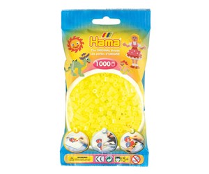 Kreative leker - Hama Ironing beads-yellow Neon (034) 1000pcs. - 207-34