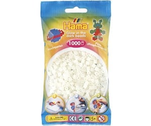 Kreative leker - Hama Ironing beads-Glow in the Dark (055) 1000pcs - 207-55