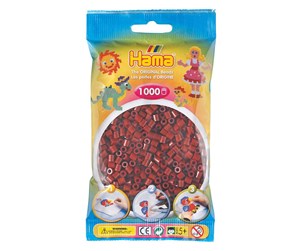 Kreative leker - Hama Ironing beads-Bordeaux red (030) 1000pcs. - 207-30