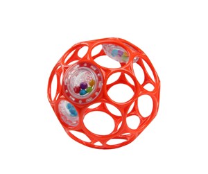 Babyleker - Oball Rattle - Red - OB-11487