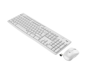 Tastatur - Logitech MK295 Silent Wireless Combo - Off White - ND - Tastatur & Mussett - Nordisk - Hvit - 920-009830