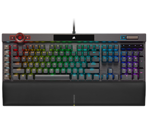 Tastatur - Corsair K100 RGB - MX Speed - Gamingtastatur - Nordisk - Svart - CH-912A014-ND