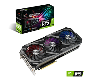 Grafikkort - ASUS GeForce RTX 3080 ROG STRIX - 10GB GDDR6X RAM - Grafikkort - 90YV0FA0-M0NM00