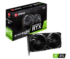 Grafikkort - MSI GeForce RTX 3070 VENTUS 2X OC - 8GB GDDR6 RAM - Grafikkort - RTX 3070 VENTUS 2X OC