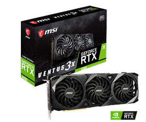 Grafikkort - MSI GeForce RTX 3090 VENTUS 3X OC - 24GB GDDR6X RAM - Grafikkort - RTX 3090 VENTUS 3X 24G OC